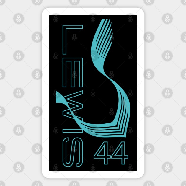 LEWIS 44 Magnet by HSDESIGNS